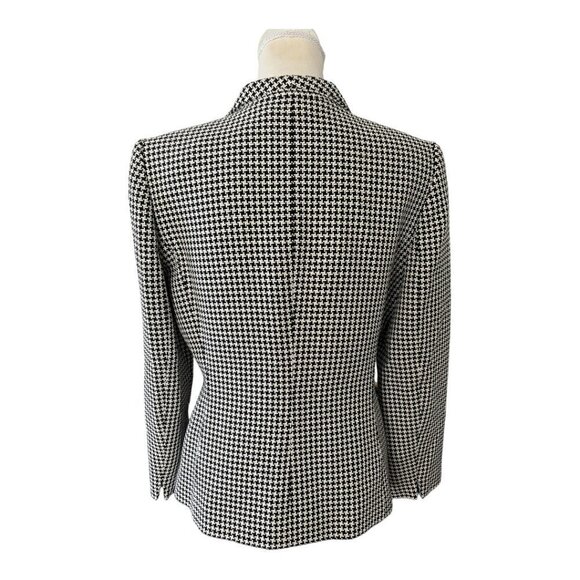 Tahari Houndstooth Blazer - Size 10P - Picture 3 of 10